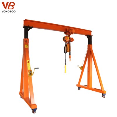 3 ton Adjustable Height Small Portable Gantry Crane for sale