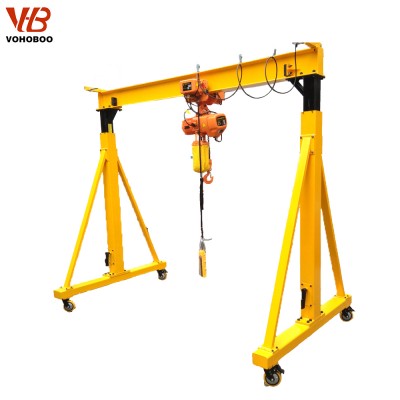 Small Indoor Mobile Workshop Gantry Crane Single Girder gantry Crane 2 3 5 10 Ton Price For Sale